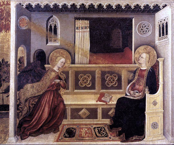  Gentile Da Fabriano Annunciation - Art Print