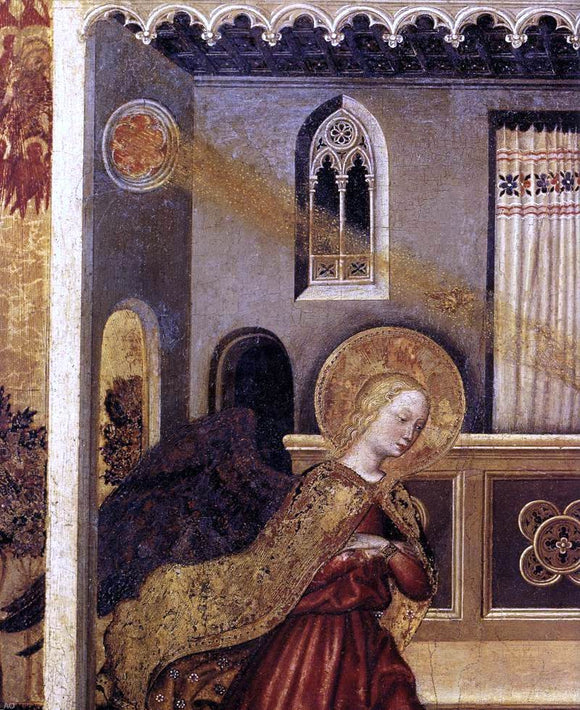  Gentile Da Fabriano Annunciation (detail) - Art Print