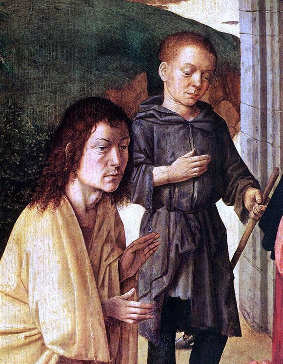  Gerard David The Nativity - detail - Art Print