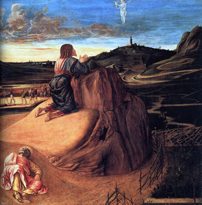  Giovanni Bellini Agony in the Garden (detail) - Art Print