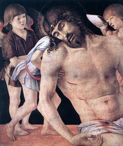  Giovanni Bellini Pieta (detail) - Art Print