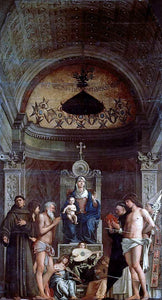  Giovanni Bellini San Giobbe Altarpiece - Art Print