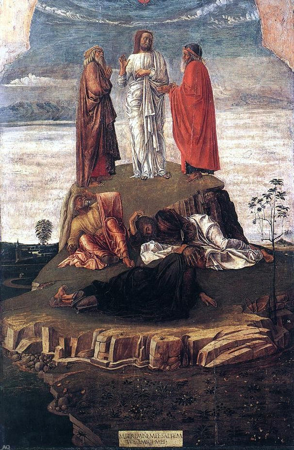  Giovanni Bellini Transfiguration of Christ - Art Print