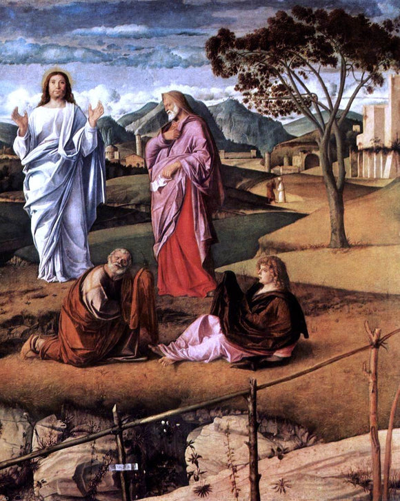  Giovanni Bellini Transfiguration of Christ (detail) - Art Print