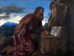  Giovanni Girolamo Savoldo St Jerome - Art Print