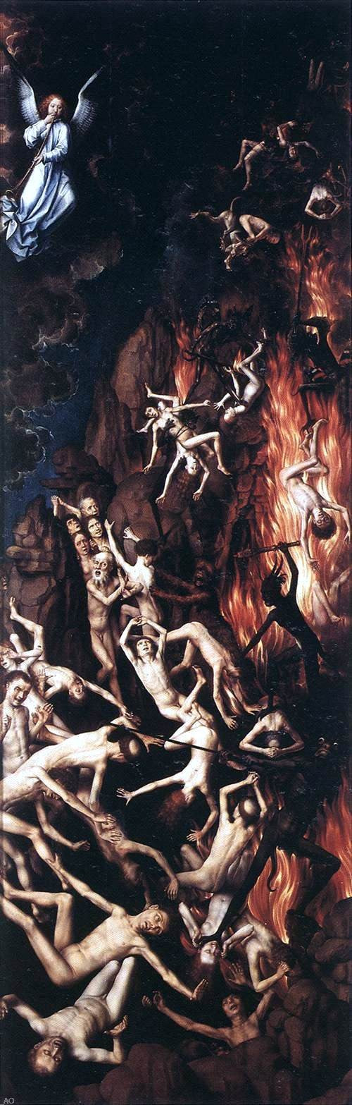  Hans Memling Last Judgment Triptych [right wing] - Art Print