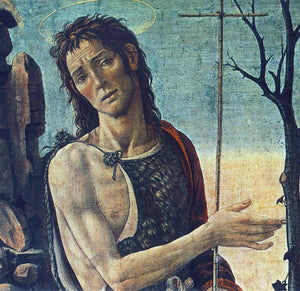  Jacopo Del Sellaio St John the Baptist (detail) - Art Print