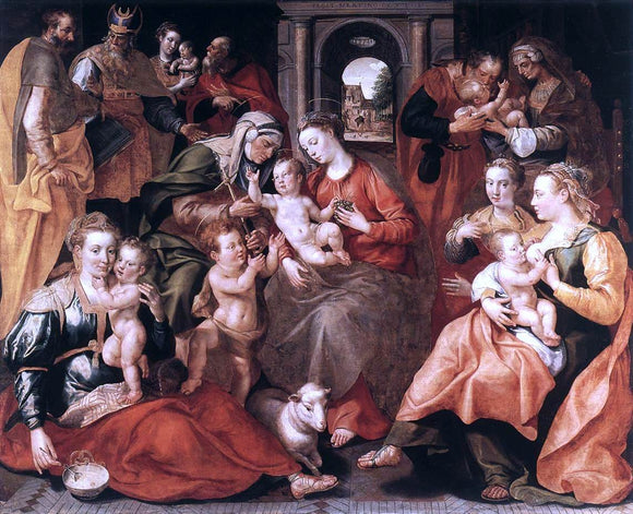  Marten De Vos The Family of St Anne - Art Print