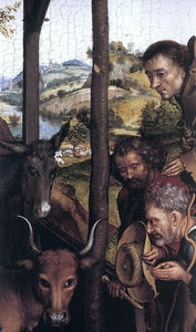  Martin Schongauer Nativity (detail) - Art Print