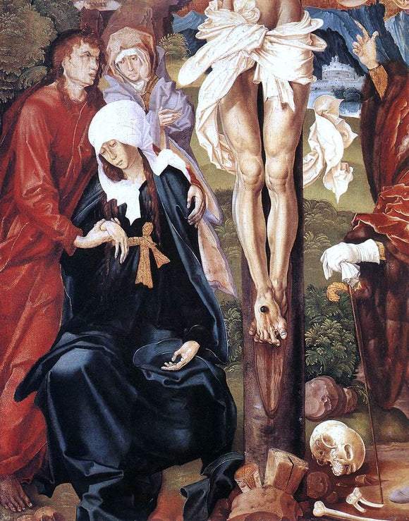  Master M S The Crucifixion (detail) - Art Print