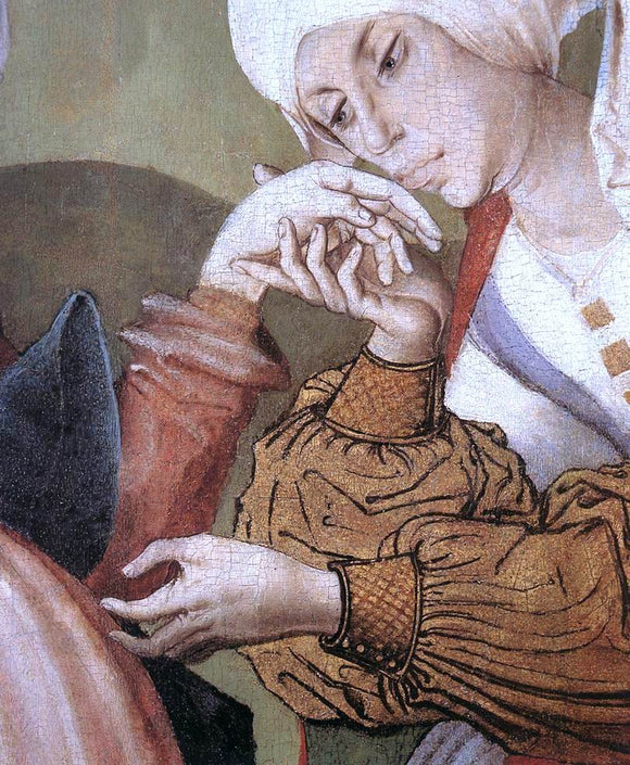  Master M S The Visitation (detail) - Art Print