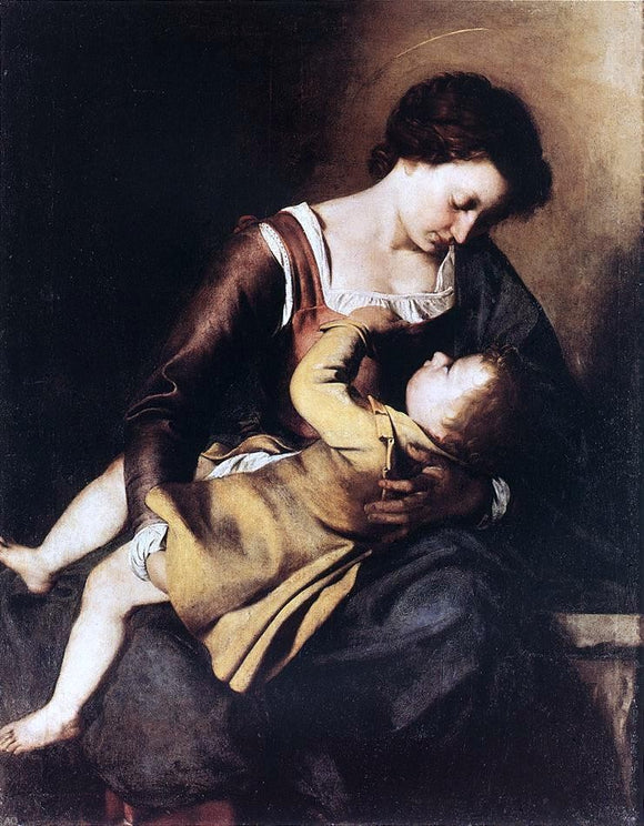  Orazio Gentileschi Madonna - Art Print