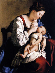  Orazio Gentileschi Madonna and Child - Art Print