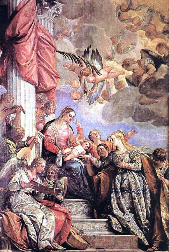  Paolo Veronese The Marriage of St Catherine - Art Print