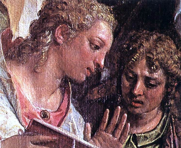  Paolo Veronese The Marriage of St Catherine (detail: 1) - Art Print