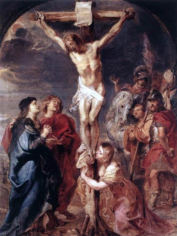  Peter Paul Rubens Christ on the Cross - Art Print