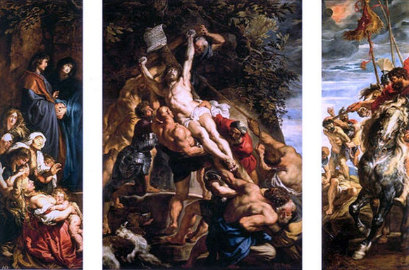  Peter Paul Rubens Raising of the Cross - Art Print