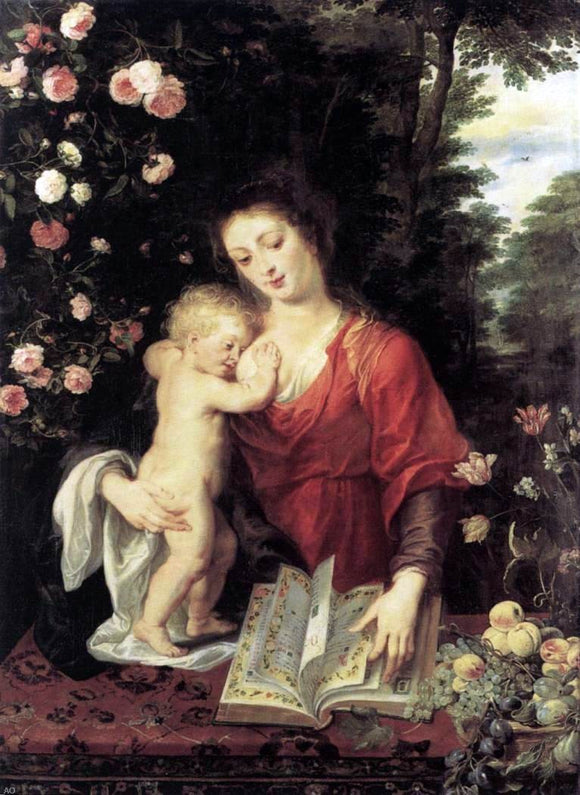  Peter Paul Rubens Virgin and Child - Art Print