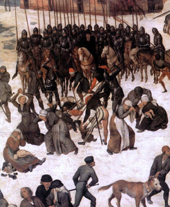  The Elder Pieter Bruegel The Massacre of the Innocents (detail) - Art Print