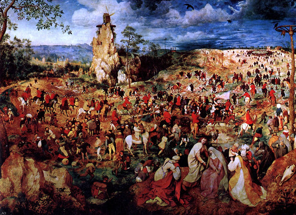  The Elder Pieter Bruegel The Procession to Calvary - Art Print