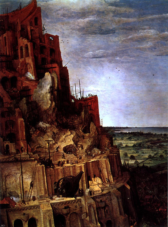  The Elder Pieter Bruegel The Tower of Babel [detail] - Art Print