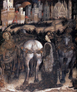  Antonio Pisanello Saint George and the Princess of Trebizond (detail) - Art Print