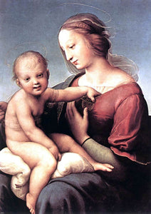  Raphael Madonna and Child (The Large Cowper Madonna) - Art Print