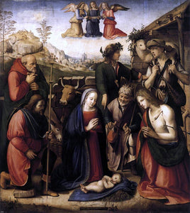  Ridolfo Ghirlandaio Adoration of the Shepherds - Art Print