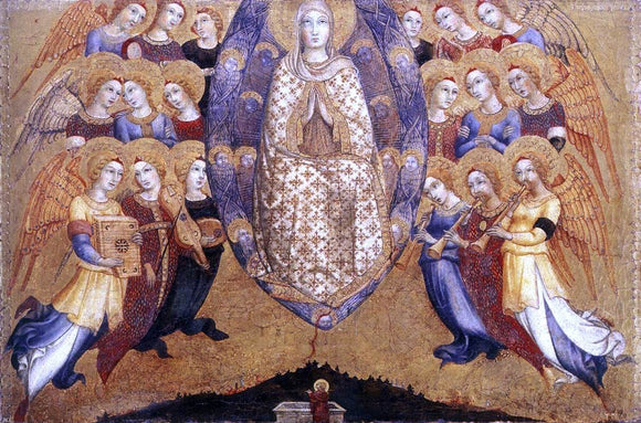  Sano Di Pietro Assumption of the Virgin - Art Print