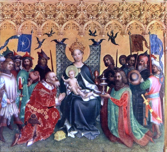  Stefan Lochner Adoration of the Magi - Art Print