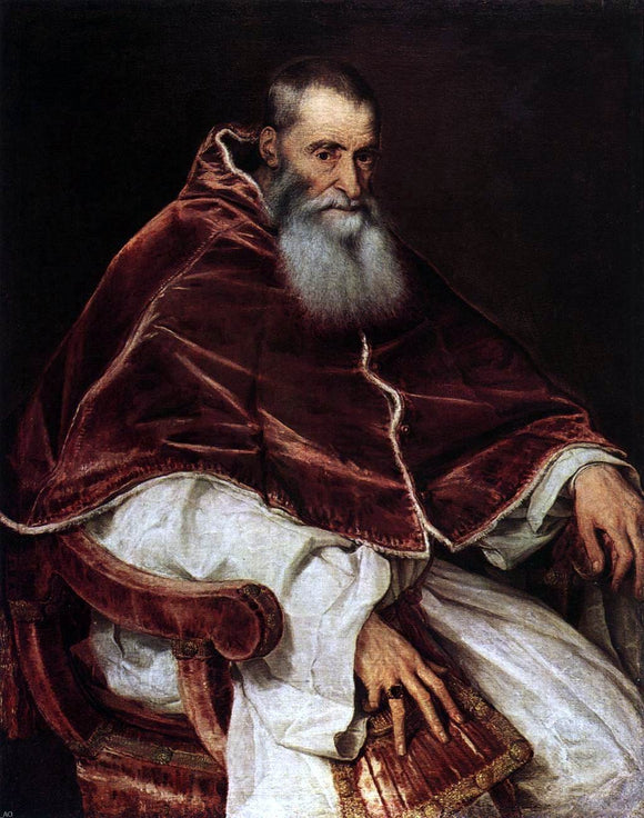  Titian Pope Paul III - Art Print