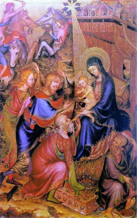  Unknown Painters Masters The Adoration of the Magi (Bargello Diptych) - Art Print