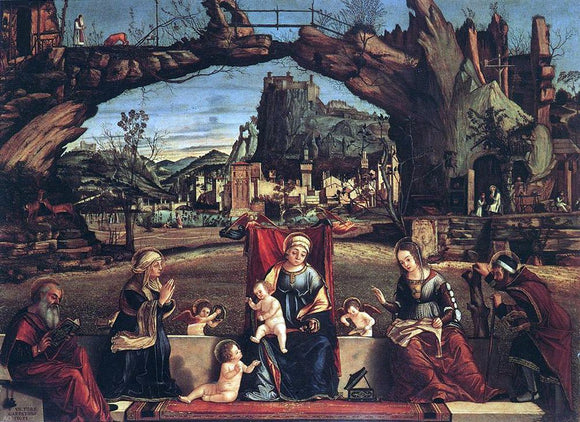  Vittore Carpaccio Holy Conversation - Art Print