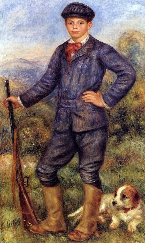  Pierre Auguste Renoir Jean Renoir as a Hunter - Art Print