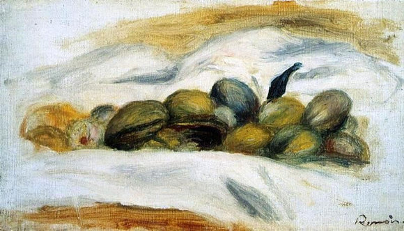  Pierre Auguste Renoir Still Life - Almonds and Walnuts - Art Print