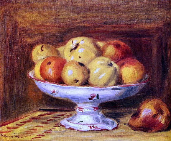  Pierre Auguste Renoir Still Life with Apples and Pears - Art Print