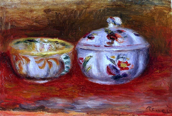  Pierre Auguste Renoir Still Life with Fruit Bowl - Art Print