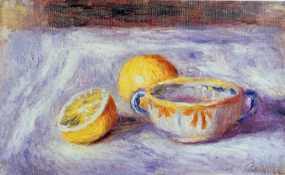  Pierre Auguste Renoir Still Life with Lemons - Art Print