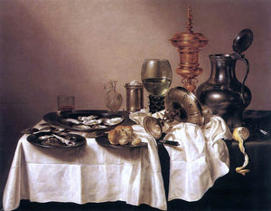  Willem Claesz Heda Still-Life with Gilt Goblet - Art Print