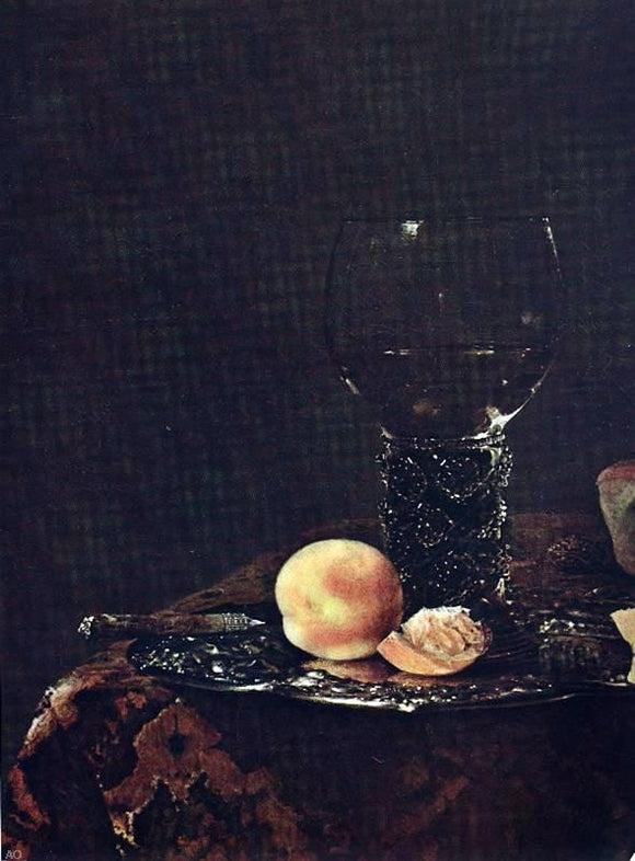  Willem Kalf Still-life (detail) - Art Print