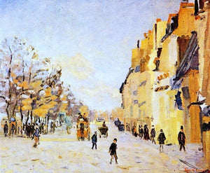  Armand Guillaumin Quai de Bercy - Snow Effect (also known as Paris, quai de Bercy, effet de neige) - Art Print