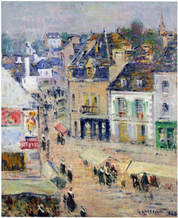  Gustave Loiseau Pont Aven - Gray Weather - Art Print