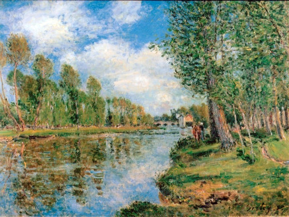  Alfred Sisley Banks of the Loing - Art Print