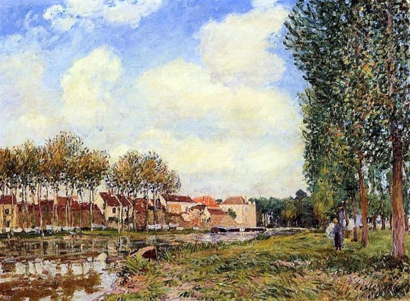  Alfred Sisley Banks of the Loing at Moret, Morning - Art Print