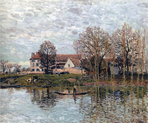  Alfred Sisley Banks of the Seine at Port-Marly - Art Print