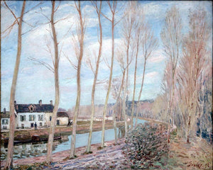  Alfred Sisley River Loing - Art Print