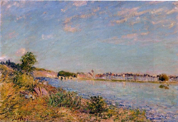  Alfred Sisley Saint-Mammes - Art Print