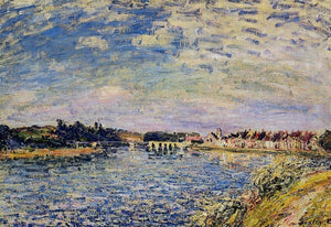  Alfred Sisley Saint-Mammes - Evening - Art Print