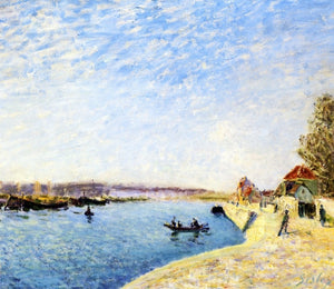  Alfred Sisley Saint-Mammes and the Banks of the Loing - Art Print