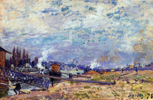  Alfred Sisley The Seine at Grenelle - Art Print